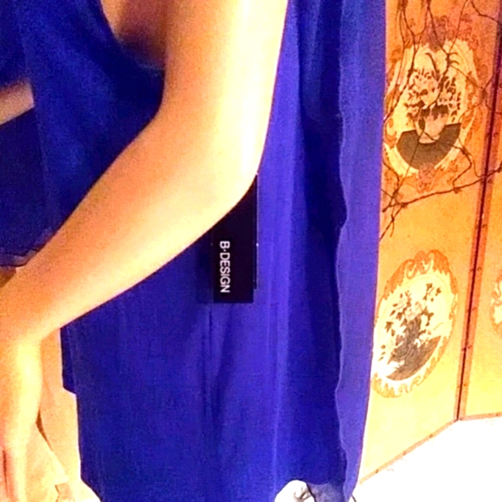 B DESIGN Cobalt blue top - Picture 6 of 7